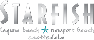 Starfish logo with locations: Laguna Beach, Newport Beach and Scottsdale